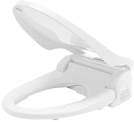 Smart Bidet Toilettensitz Mit DüSe, 1000W WC Sitz, Elektronisches Bidet Mit Fernbedienung, IPX4 V-FöRmig Bidet-Toilettensitz Ferngesteuerter Toilettendeckel Toilettenbrille,Beheizbare Toilettenbrille