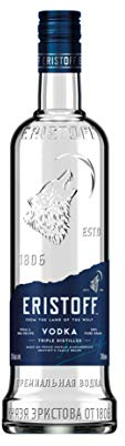 ERISTOFF Vodka Premium, 37,5 % Vol, 70cL / 700mL, Filtrée au Charbon, Spirit Vodka Triple Distillée