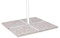 Sconosciuto Marmette in Cemento Base Ombrellone cm. 50x50 - Set 4 Pezzi