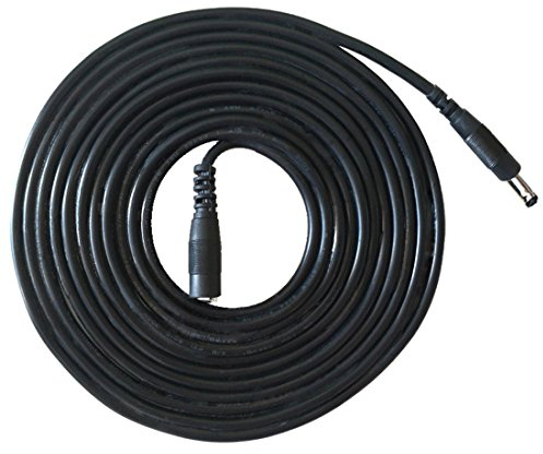 Liwinting 2m DC Verlängerungs Kabel DC-Energieverlängerungs Kabel 3.5mm x 1.35mm Mann zum Weiblichen DC-Stecker-Verlängerungs Kabel Verwendbar für Kameras, Energien-Adapter, IP-Kamera - Schwarz