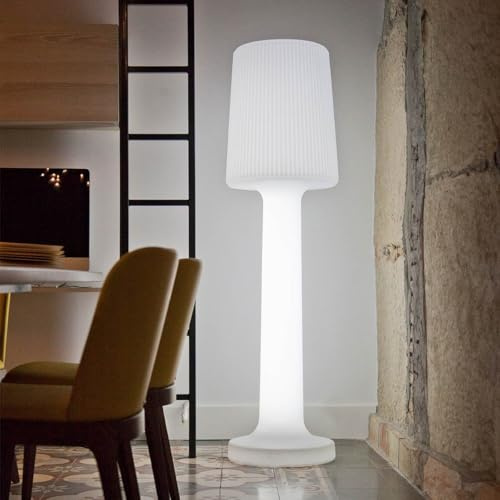 Lampe sur pied MOOVERE Solaire 165cm extérieur LED/RGB batterie rechargeable