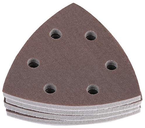 4-teiliges Dreieck-Schwamm-Schleifpapier mit 6-Loch-Schleifscheiben Polierwerkzeuge für pneumatische elektrische Polierer(1800-2000#)