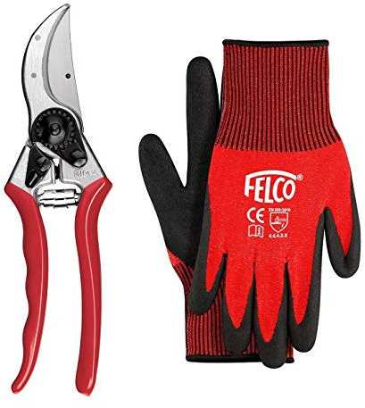 Felco Model 2 Secateurs with Medium Gloves