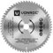 VONROC Lame de Scie Universelle pour Bois 60 Dents - Lame Scie Circulaire à Onglet Radiale 185x20mm de Diamètre - Compatible avec Scie Circulaire sur Table - Vitesse max. 7000 tr/min