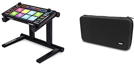 Reloop Modular Stand for small modular DJ controller, drum machine, desktop synthesizer & UDG Creator RMX1000 Hardcase Black U8421BL
