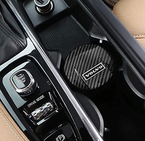 Auto Aschenbecher für Volvo XC60 S90 XC90 V90CC V60 XC40, Fahrzeug Rauchfreien Aschenbecher Rauchfreier Aschenbecher mit Deckel Tragbarer Reisen im FreienAschenbecher