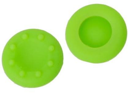 Par de tapas para joystick para mando de PS3, PS2, Microsoft 360, color verde