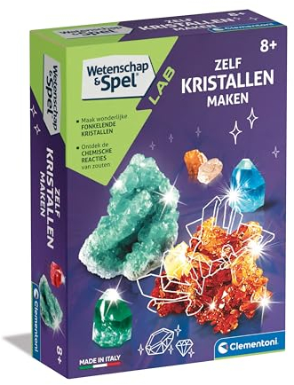 Clementoni EIN Wissenschaftsspiel Zur Erstellung Glitzernder Kristalle, Multicolour - 56196