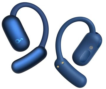 Soundcore AeroFit 2 de Anker, Auriculares Open-Ear, 4 Posiciones, Graves 2X más potentes, Alta resolución, 42 Horas de Uso, IP55, Llamadas claras, Carga inalámbrica, traducción en Tiempo Real