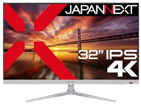 JAPANNEXT 32 pollici IPS Panel, 4K (3840 x 2160) Resolution LCD Monitor, JN-IPS321UHD, HDMI, DP, HDR, PBP/PIP Function