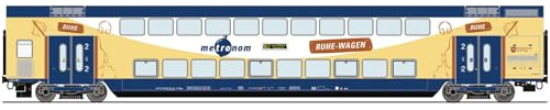 Roco 6200107 H0 Doppelstockwagen der metronom Ruhe-Wagen 2. Klasse DBpza