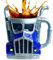 Tasse à café semi-camion – Tasse à café en céramique pour camionneurs | Tasse en céramique pour chauffeur de camion avec design unique de semi-camion, tasse à café pour camionneurs, tasse de voyage