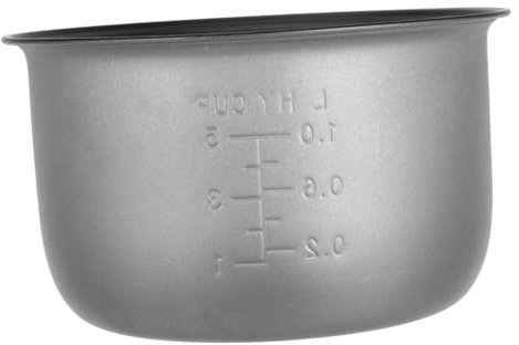 LIFKOME Revestimiento de olla arrocera sartenes forro de cocina freidora ninja no sartén grill cocedor de arroz olla de aleación olla multiusos olla arrocera reemplazar revestimiento Black