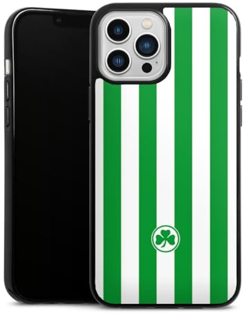 Silikon Hülle kompatibel mit Apple iPhone 13 Pro Max Case schwarz Handyhülle SpVgg Greuther Fürth Muster Offizielles Lizenzprodukt