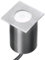 EVN Bodeneinbauleuchte Edelstahl / IP65 / L: 6.4 cm, B: 6.4 cm, DA: 5.9 cm, ET: 8.3 cm 654120