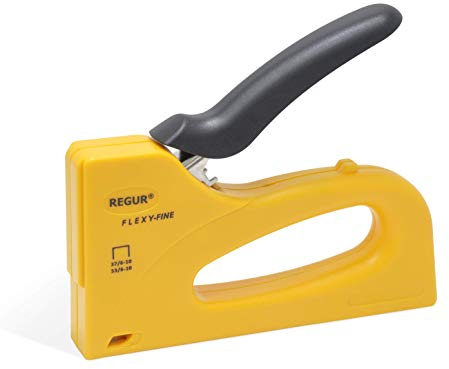 REGUR Flexy-Fine Handtacker- Idealer Tacker zum Basteln, Verzieren und Beziehen von Stoffen, Leinwänden u.v.m.