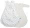 roba Babyschlafsack 62/68 cm Air PLUS Sternenzauber + Strampelsack mit Ärmeln - safe asleep - Schlafsack ganzjährig für Neugeborene - Weiß mit Stern Motiv