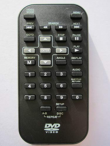 Replacement for Original Remote Control for Goodmans GDVD80W12 Portable DVD Player