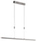 Fischer & Honsel Pendelleuchte Beat TW 1x LED 41,0 Watt, aluminiumfarben, 3 Stufen CCT, höhenverstellbar, stufenlos dimmbar, 60549, 140 x 8 x 160 cm (LxBxH), 4500 lm, 2700 K / 3350 K / 4000 K