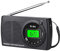 Padwa Lifestyle Mini Radio, Radio Batteriebetrieben Am Fm Sw Fm, Taschenradio Mit On-Screen-Display/KopfhöRerbuchse, Tragbares Radio Mit Aa Batteriebetrieb FüR Wandern Und Camping