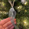BTORER Weihnachts-Gedenkkugeln, I Have an Angel Watching Over Me Runde Form Design Engelsflügel Form Anhänger 2022 Weihnachtsbaum Ornamente Band Hängende Dekoration