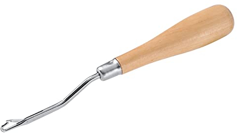 Knüpfel,Knüpfha,Häkdel-Klappha Mit Holzgriff Handwerk/Haarverlängerungsha6,22 Langer Häkelha,Teppichha,Klappha