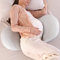 WQU Schwangerschaftskissen, Mutterschaftskissen zum Schlafen, Schwangerschaftskissen, Unterstützung für Rücken, Bauch, Hüfte, Beine für Schwangere Frauen, abnehmbar und verstellbar mit Kissenbezug