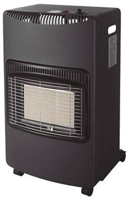 Estufa de butano plegable infrarrojos 4200W, ideal para calentar espacios exteriores y camping.
