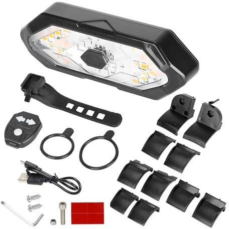 HLAQHL Blinker kompatibel mit Xiaomi Elektroroller M365/1S/Pro/Pro2/mi3/4 Pro/4 Ultra, kompatibel mit Ninebot Max G30 D/L/E/P Fernbedienungslicht
