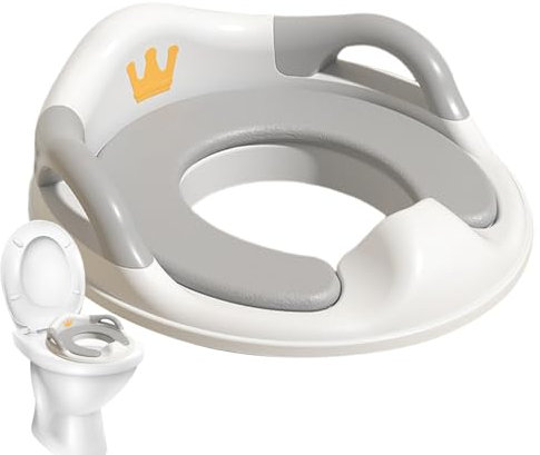 Nonrutscher Töpfchen -Trainer - Kindertoilettenadapter, Kinderbadezimmersitz, Kleinkindsicherheitsstuhl | Anti-Stick entfernbare Struktur mit Seitengriff, kompakte Trainingslösung für Reisen, Zuhause,