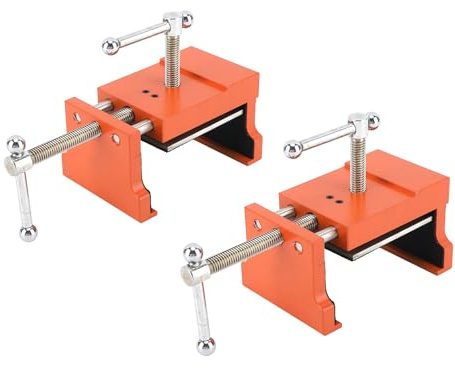 Cabinet Clamp Woodworking Face Frame Clip Claw Heavy Duty Aluminum Alloy 440lbs Load Capacity for Cabinet Making and Woodworking Projects 2Pcs Set