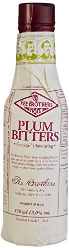 Fee Brothers I Plum Bitters I 150 ml I für Cocktails & Longdrinks I für besondere Würze und Raffinesse