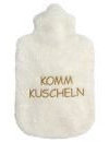 Kirschkern - Wärmekissen - tolle Sprüche: KOMM KUSCHELN, kontrolliert biologischer Anbau (KbA), 100% Made in Germany