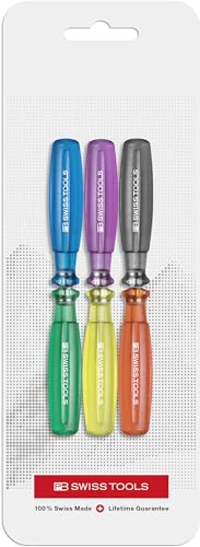 PB Swiss Tools Schraubenzieher Magnet Set fürs Büro, 6100.M Set CN