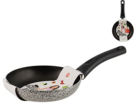 Home Salt N'Pepper Padella in Alluminio, Rivestimento Antiaderente, 16 cm
