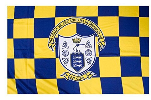 Offizielle Flagge Irland CLARE GAA Kamm 152cm x91cm sehr begrenzt verfügbar