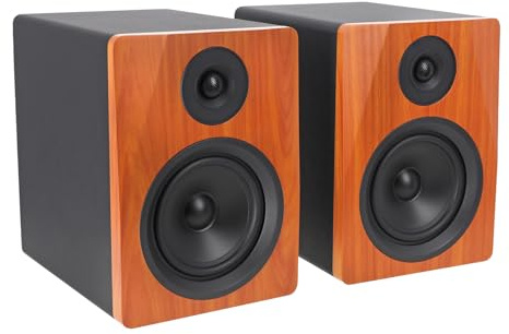 Rockville 5.25 2-Way 250W Active/Powered USB Studio Monitor Speakers Pair (APM5C)