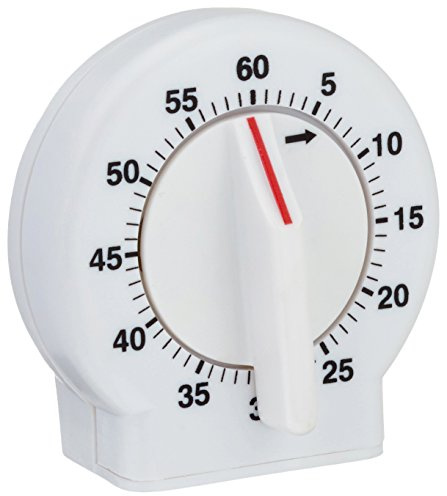 Atlanta Wecker Analog weiß 287