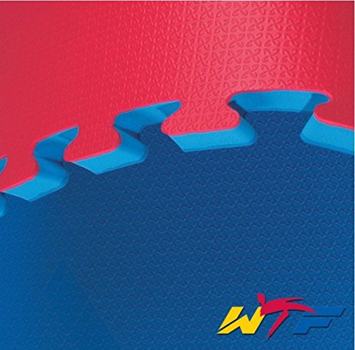 KWON Steckmatte Reversible, Wtf, Clubline, Rot/Blau Kwon