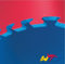 KWON Steckmatte Reversible, Wtf, Clubline, Rot/Blau Kwon