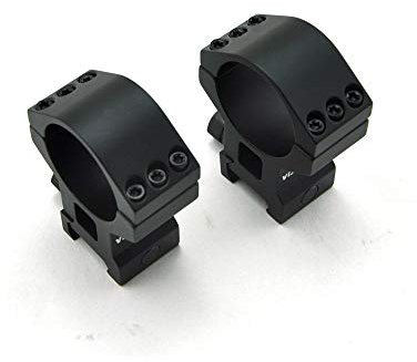 Visionking Zielfernrohr Ringe 35mm für Hohe Profil AR-ArmourTac Zielfernrohr Montieren Ringe für Picatinny Schiene Schwarz