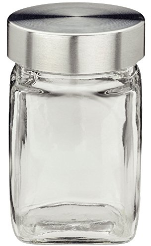 Kela Vorratsdosen Set Thea 250 ml 3-teilig Glas/Edelstahl 7x7x11cm