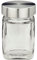 Kela Vorratsdosen Set Thea 250 ml 3-teilig Glas/Edelstahl 7x7x11cm