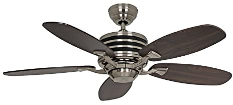 CasaFan ECO Gamma 103 BN-NB-SW Flügel Nussbaum/Schwarz Deckenventilator (96699510345)