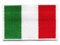 Aufnäher Bügelbild Aufbügler Iron on Patches Applikation Flagge Italien 3 x 2cm Vor20-10-S
