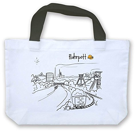 die stadtmeister Einkaufstasche Skyline Ruhrpott