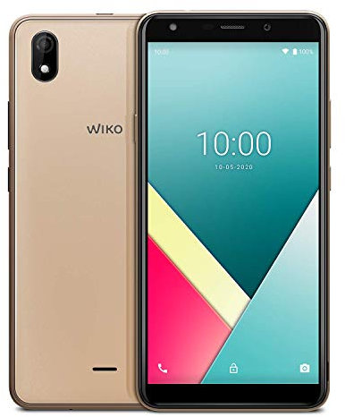 WIKO Y61 Smartphone, 6 Zoll (15,24 cm), 4G, Dual-SIM, Android 10 inkl. Soft Case & Schutzfolie, Gold [Deutsche Ware]