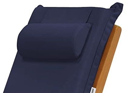 Nackenkissen blau für Sonnenliege waschbar und Made in Germany