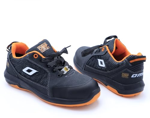 OMP Unisex Omps90014720 Arbeitsschuhe, Grau Orange, 47 EU