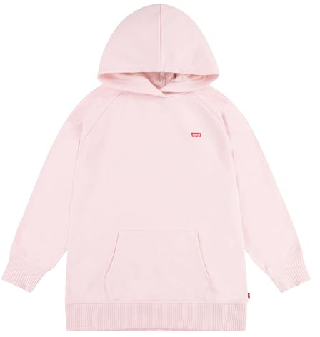 Levi's Mädchen LVG Pullover Hoodie 4EK187 Hooded Sweatshirt, Chalk PINK,